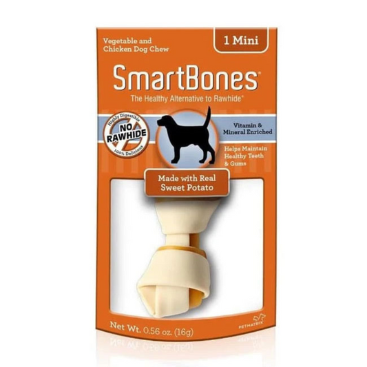 Smartbones Sweet Potato Classic Bone Chews [3 Sizes]