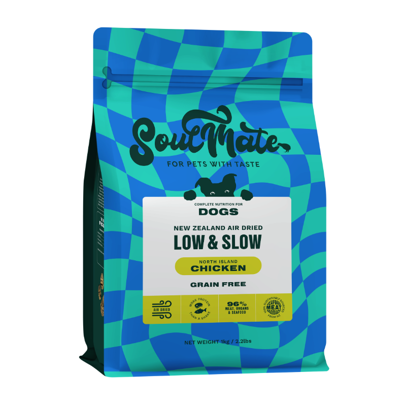 SoulMate Low & Slow Air Dried Dog Food - Chicken