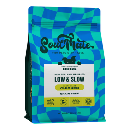 SoulMate Low & Slow Air Dried Dog Food - Chicken