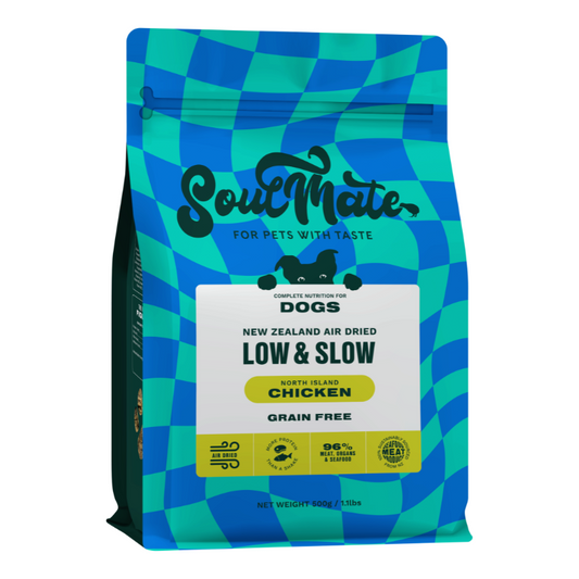 SoulMate Low & Slow Air Dried Dog Food - Chicken