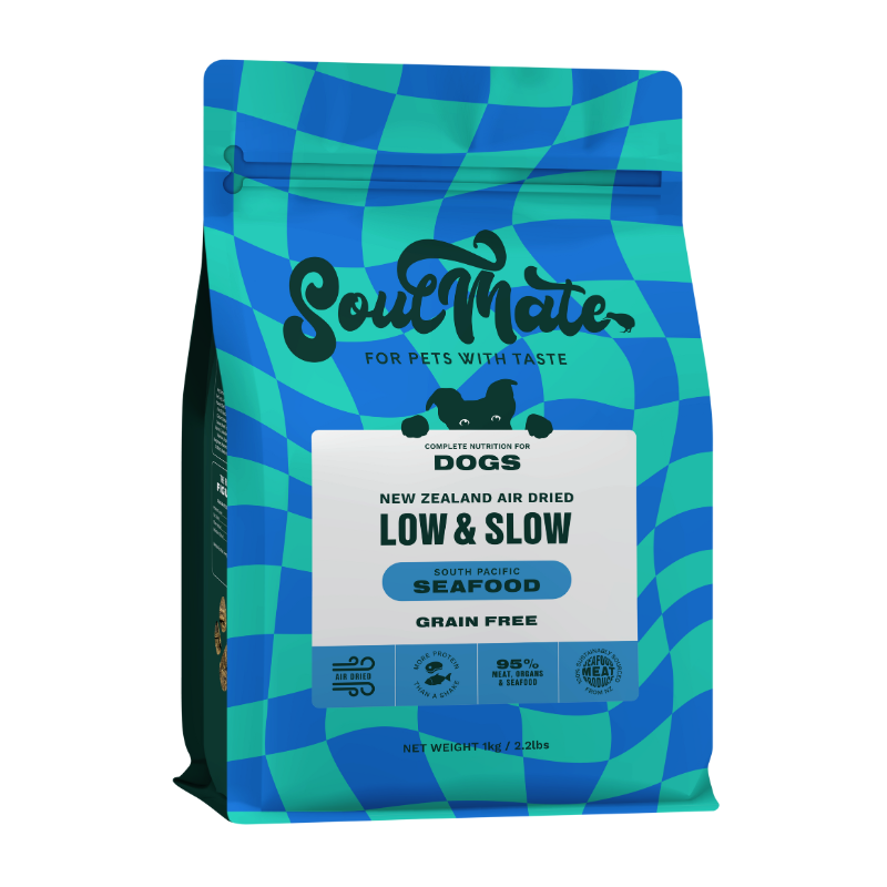SoulMate Low & Slow Air Dried Dog Food - Seafood