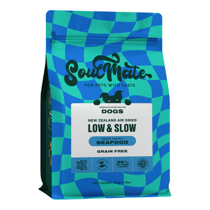 SoulMate Low & Slow Air Dried Dog Food - Seafood