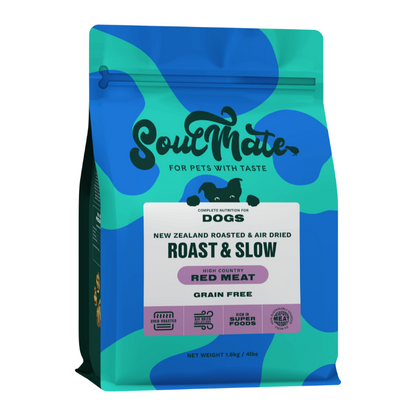 SoulMate Roast & Slow Baked and Air Dried Dog Food - Red Meat