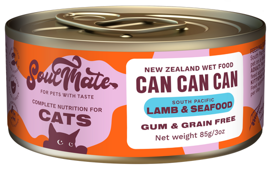 Soulmate Can Can Can South Pacific Lamb & Seafood Cat 85g