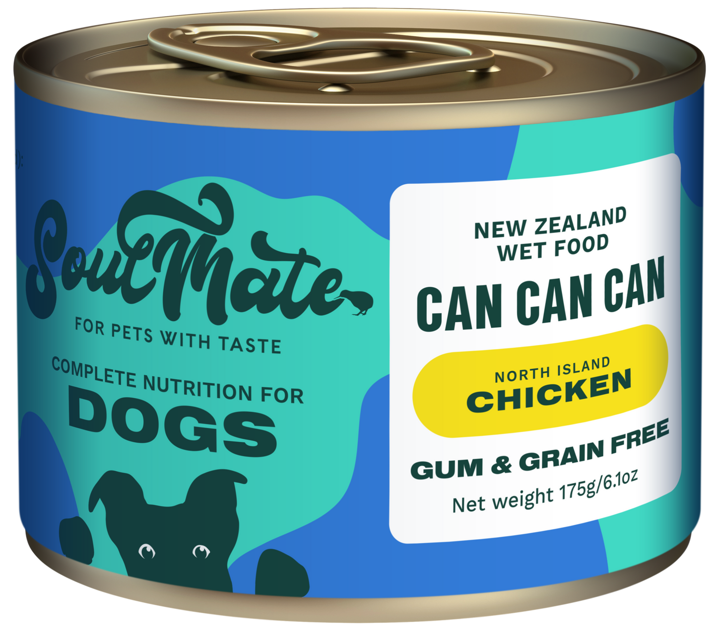 Soulmate Can Can Can North Island Chicken Dog 175g