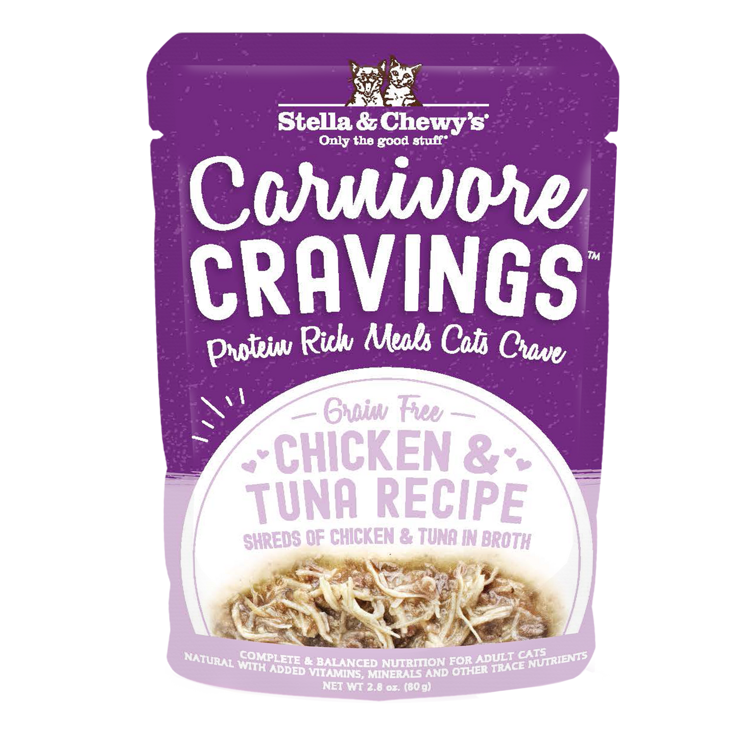 Stella & Chewy's Carnivore Cravings Cravings Chicken And Tuna Recipe Cat Food Pouch