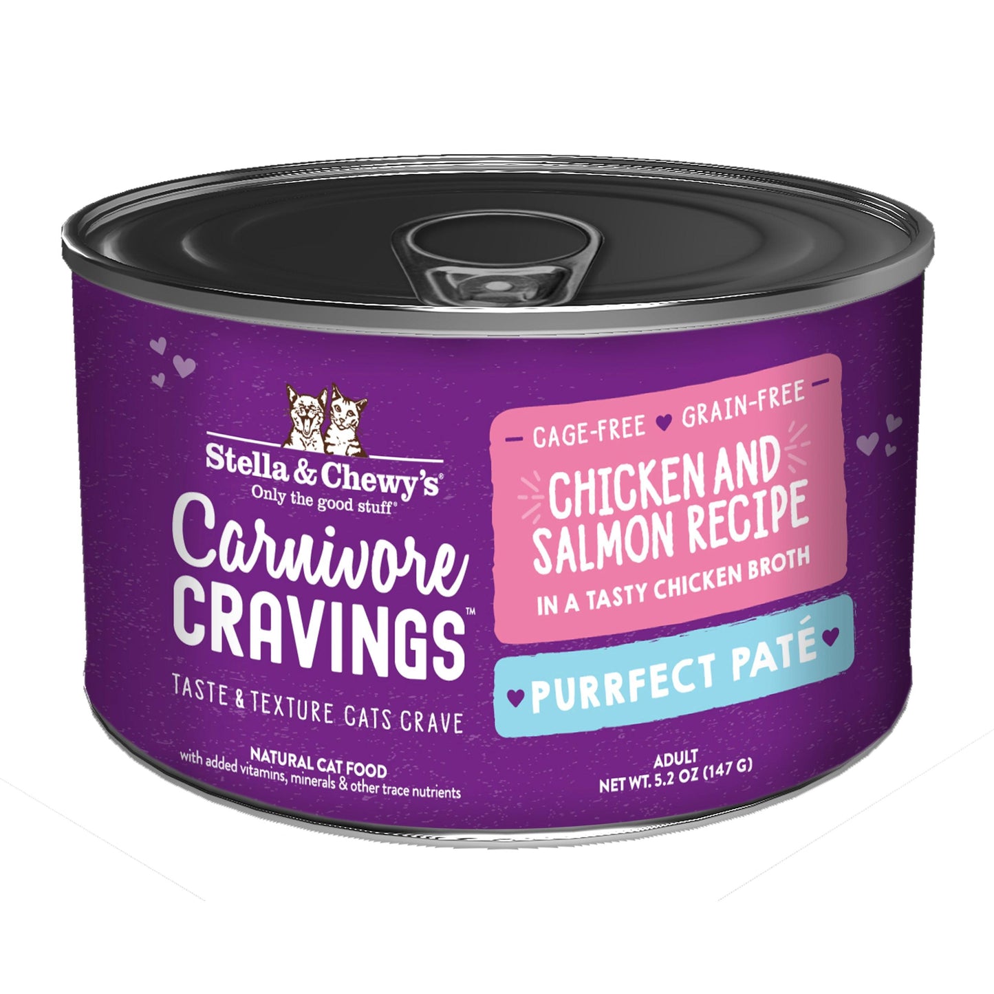 Stella & Chewy's Carnivore Cravings Purrfect Pate Can - Chicken And Salmon In Broth
