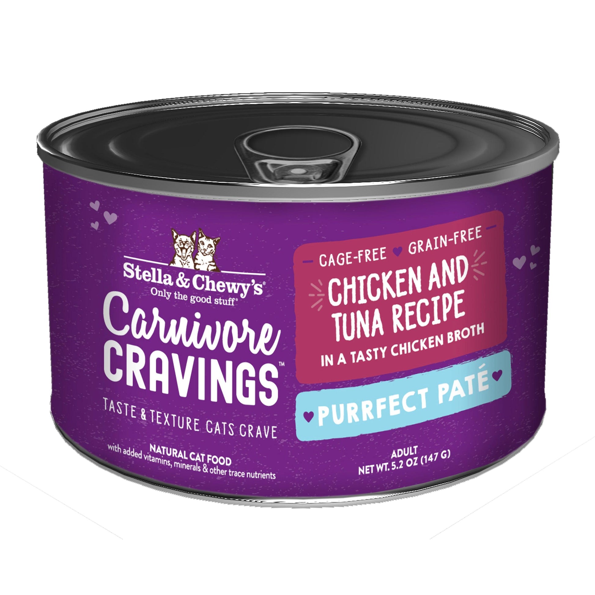 Stella & Chewy's Carnivore Cravings Purrfect Pate Can - Chicken And Tuna In Broth