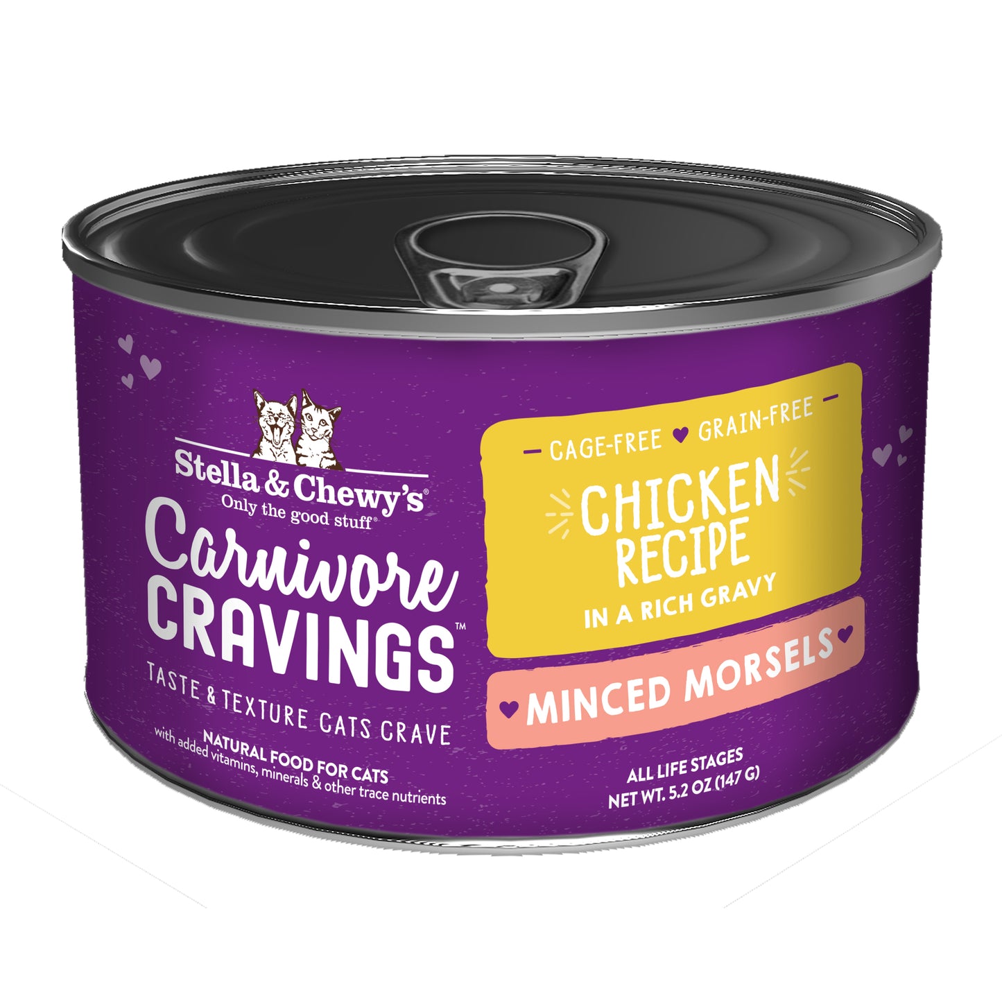 Stella & Chewy's Carnivore Minced Morsels Cat Can - Chicken Recipe