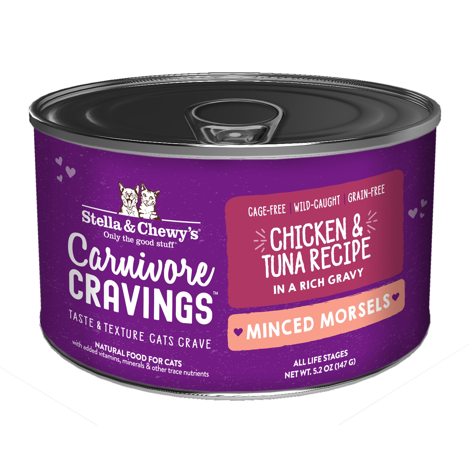 Stella & Chewy's Carnivore Minced Morsels Cat Can - Chicken & Tuna Recipe