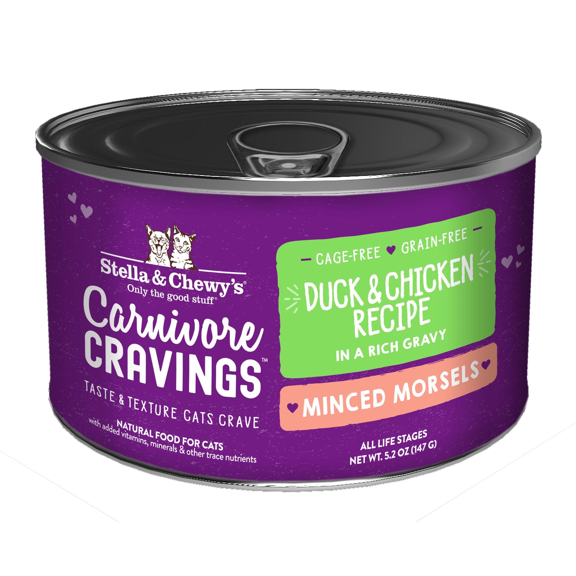 Stella & Chewy's Carnivore Minced Morsels Cat Can - Duck & Chicken Recipe