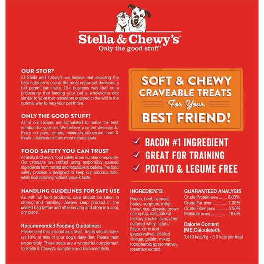 Stella & Chewy's Crav'n Bac'n Bites Bacon & Beef Dog Treats - 8.25 oz