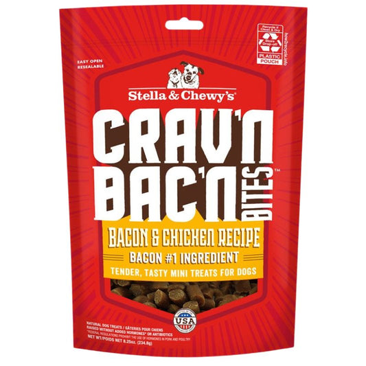 Stella & Chewy's Crav'n Bac'n Bites Bacon & Chicken Dog Treats - 8.25 oz