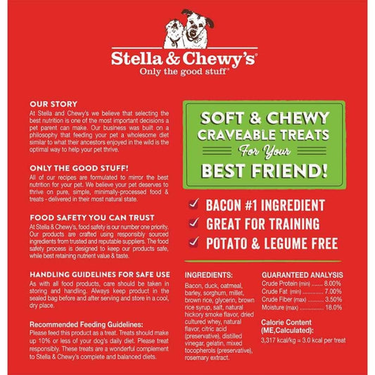 Stella & Chewy's Crav'n Bac'n Bites Bacon & Duck Dog Treats - 8.25 oz