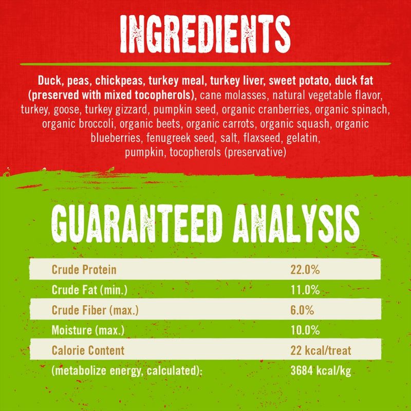 Stella & Chewy's Freeze-Dried Raw Coated Biscuits Duck Grain-Free Dog Treats - 9 oz