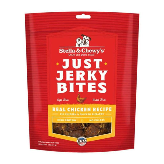 Stella & Chewy's Just Jerky Bites Real Chicken Recipe Jerky Grain-Free Dog Treats - 6 oz