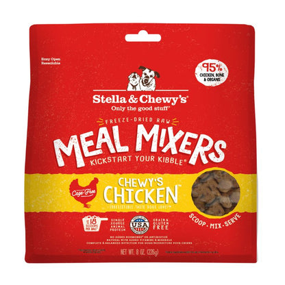 Stella & Chewy's Meal Mixers Chewy's Chicken Grain-Free Freeze-Dried Raw Dog Food [2 Size]
