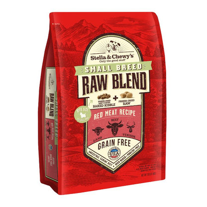 Stella & Chewy's Raw Blend Red Meat Kibble With Freeze-Dried Raw Small Breed Grain-Free Dry Dog Food [2 Size]