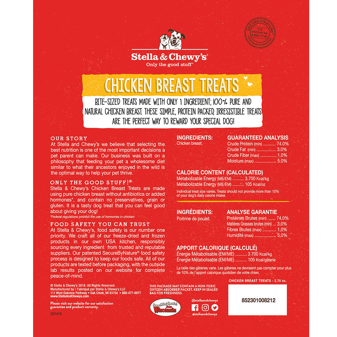 Stella & Chewy's Single Ingredient Dog Treats - Chicken Breast
