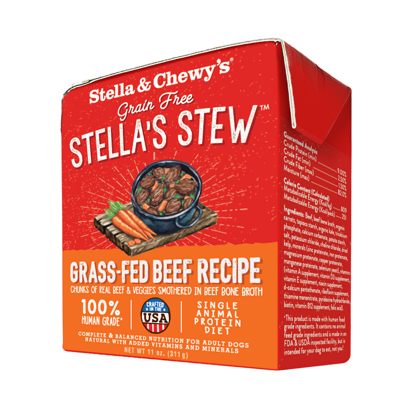 Stella & Chewy's Stew Grass-fed Beef Dog Food