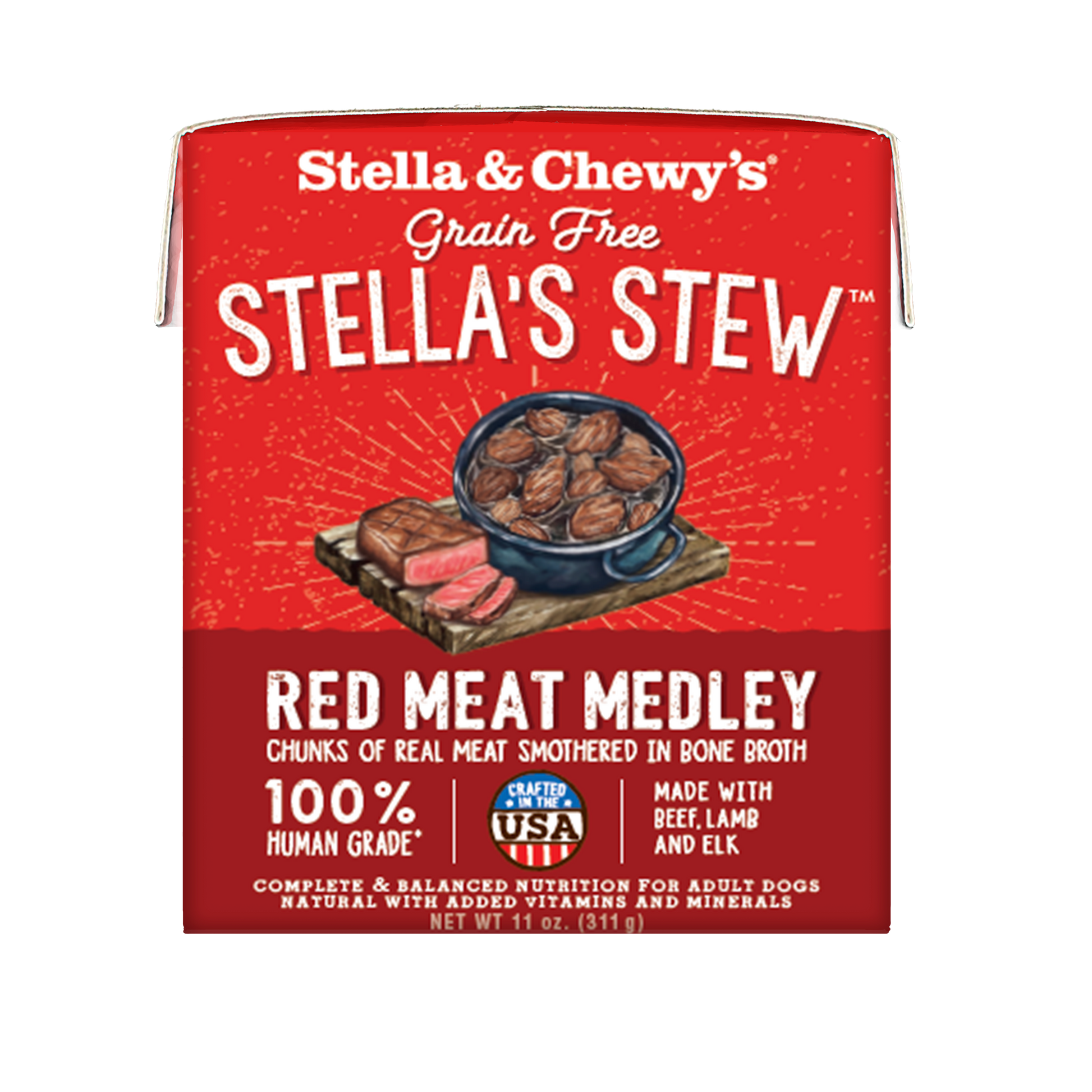 Stella & Chewy's Stew Red Meat Medley Recipe Wet Dog Food