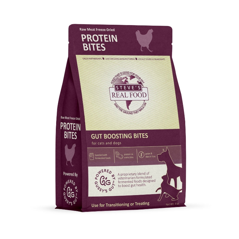 Steve's Real Food Freeze Dried Chicken Probiotics Protein Bites - 4 oz