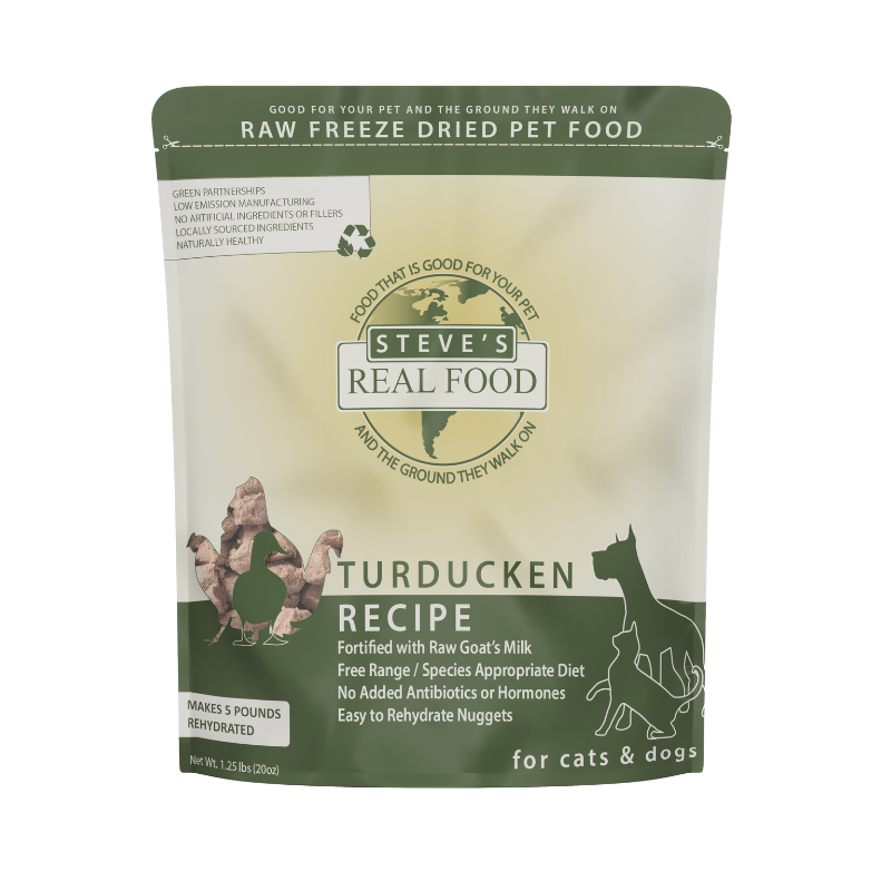 Steve's Real Food Freeze Dried Raw 20oz - Turducken