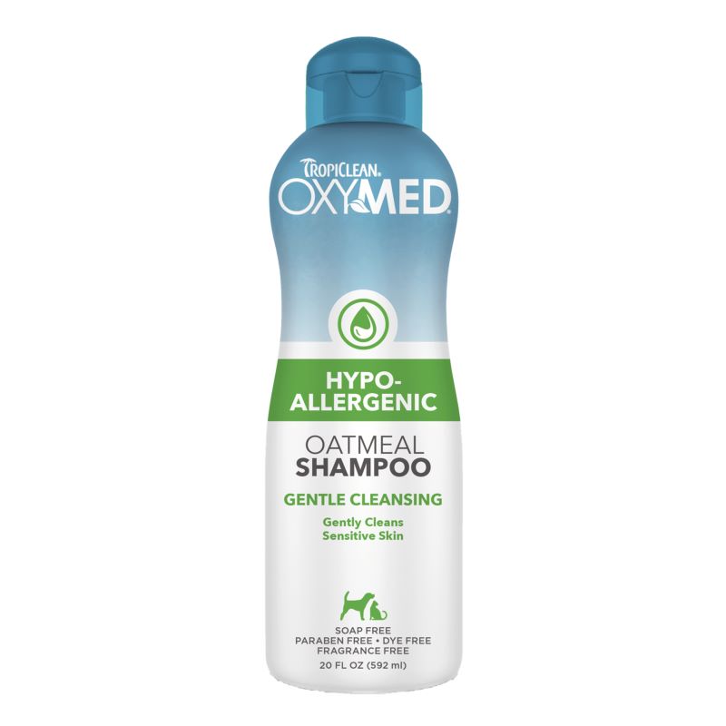 Tropiclean OxyMed Hypoallergenic Oatmeal Dog & Cat Shampoo 592ml