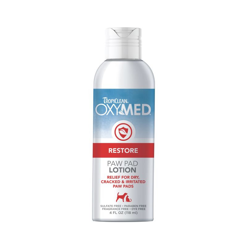 Tropiclean OxyMed Restore Paw Pad Lotion For Cats & Dogs 4oz