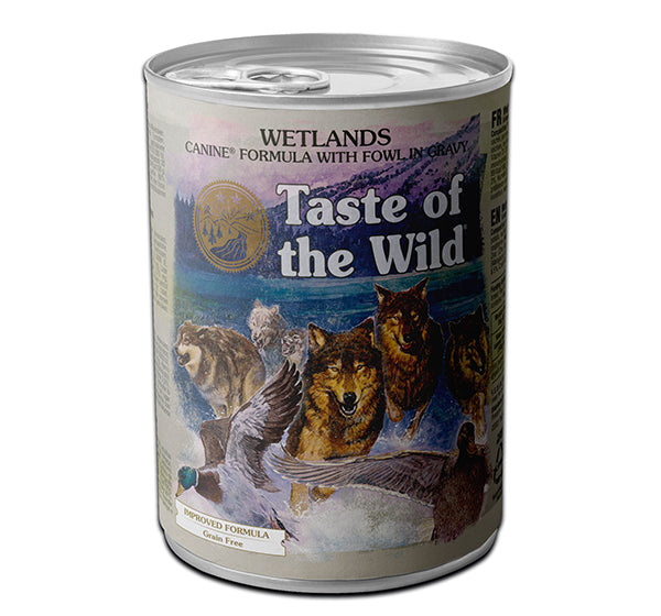 Taste Of The Wild Wetlands With Fowl In Gravy 390g
