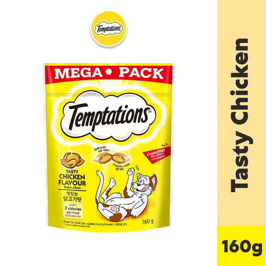Temptations Cat Tasty Chicken Flavour 160g