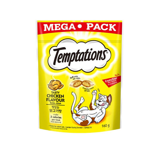 Temptations Cat Tasty Chicken Flavour 160g