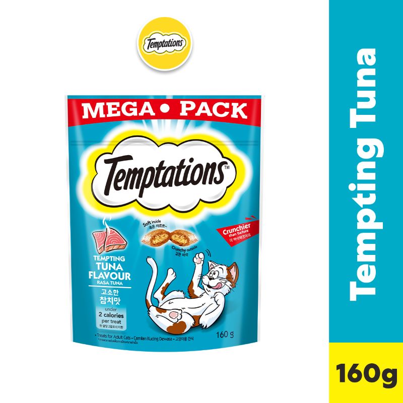 Temptations Cat Tempting Tuna Flavour 160g