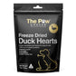 The Paw Grocer Duck Hearts Freeze-Dried Treats 72g
