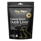 The Paw Grocer Duck Liver Freeze-Dried Treats 72g