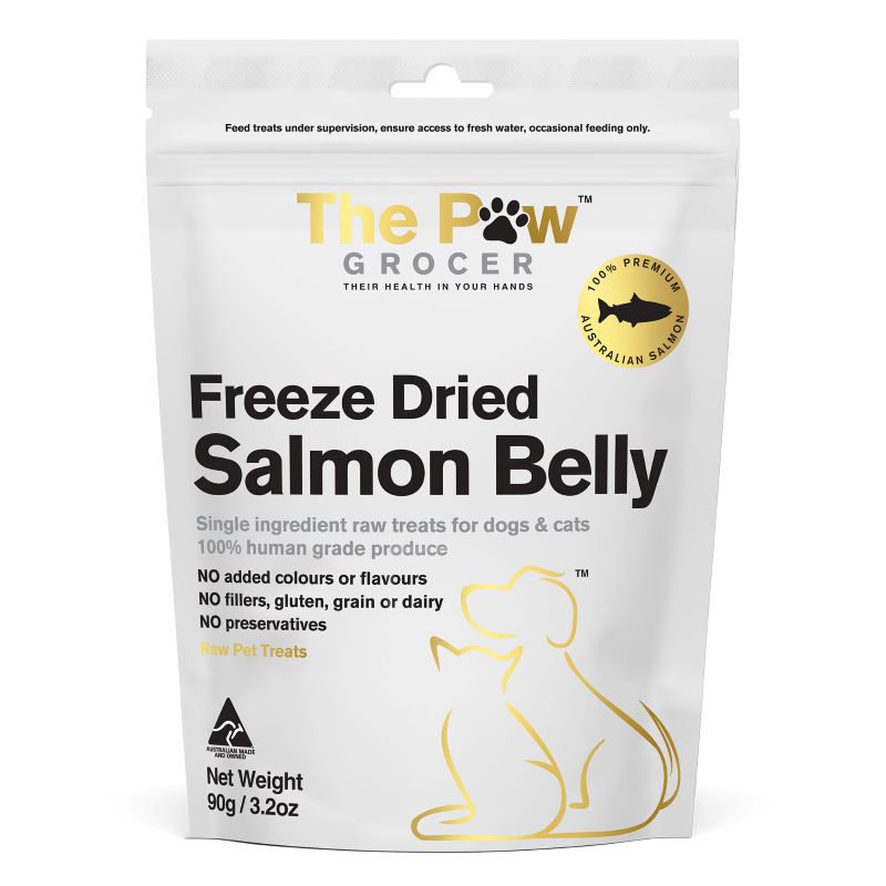 The Paw Grocer Salmon Belly Freeze-Dried Treats 90g