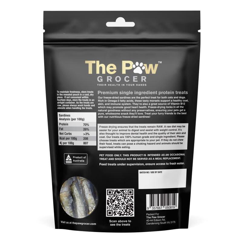 The Paw Grocer Sardines Freeze-Dried Treats 72g