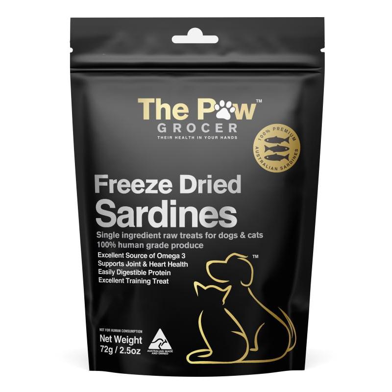 The Paw Grocer Sardines Freeze-Dried Treats 72g