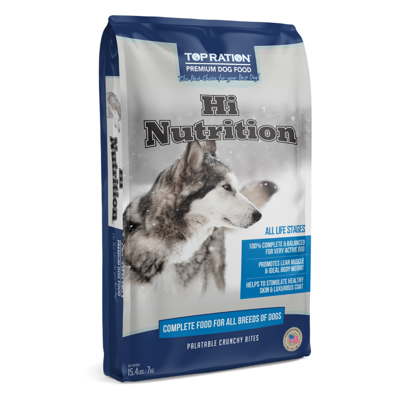 Top Ration Hi Nutrition Dry Dog Food [4 Sizes]