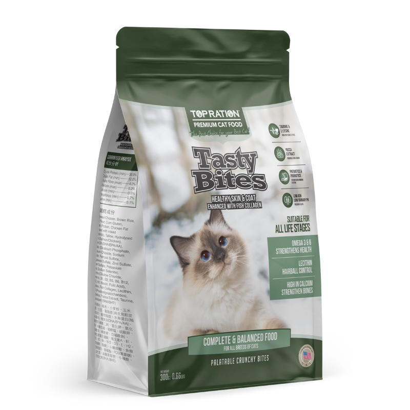 Top Ration Tasty Bites Dry Cat Food [3 Sizes]