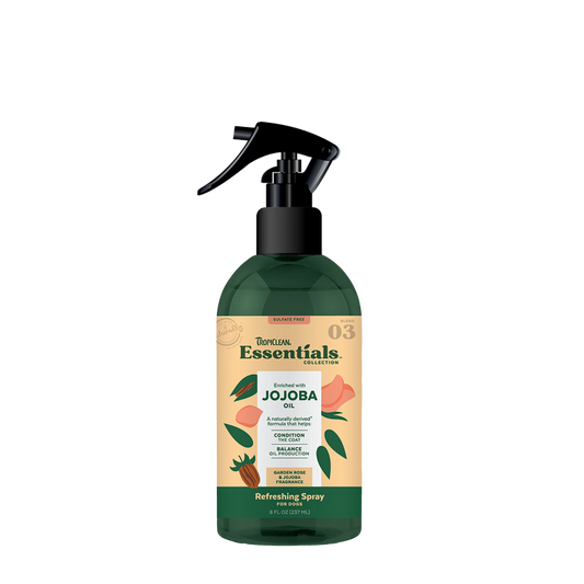 TropiClean Essentials Jojoba Oil Deodorizing Dog Spray 8oz