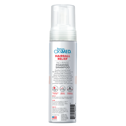 TropiClean OxyMed Waterless Dry Shampoo for Cats, 7.4oz