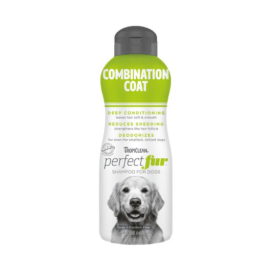 Tropiclean Perfect Fur Combination Coat Dog Shampoo 16oz