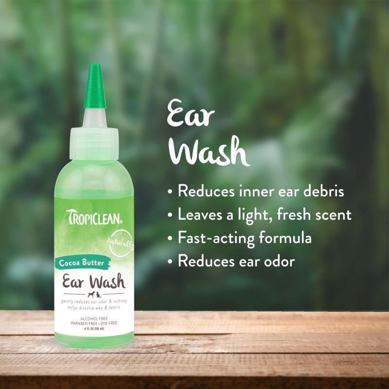 Tropiclean Alcohol-Free Ear Wash 4oz