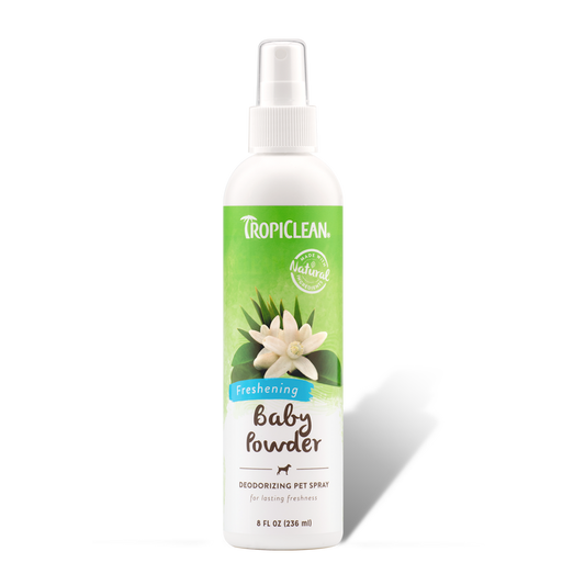 Tropiclean Baby Powder Deodorizing Pet Spray 8oz
