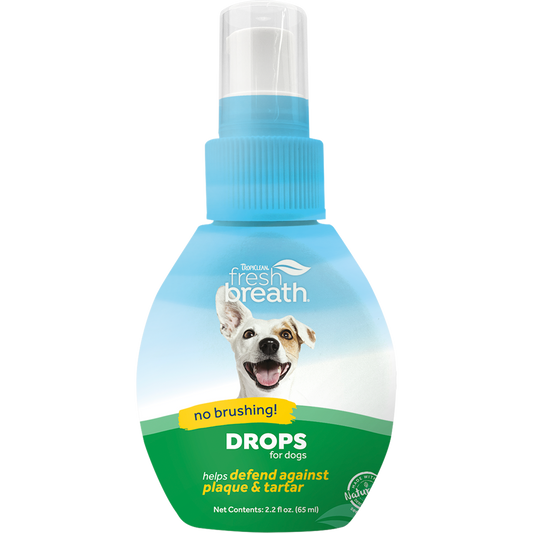 Tropiclean Fresh Breath Drops For Dogs 65ml
