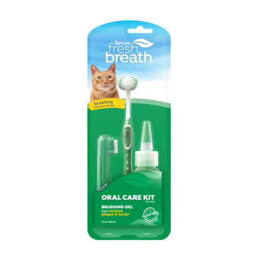 Tropiclean Fresh Breath Oral Care Cat Kit For Cats