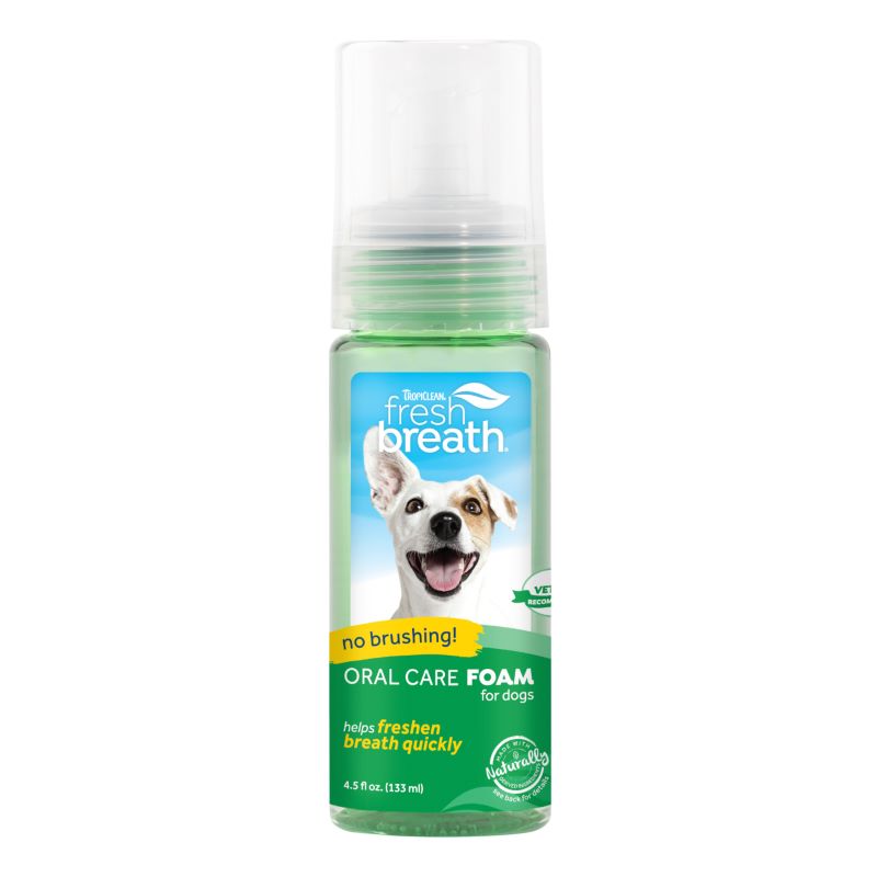 Tropiclean Fresh Breath Oral Care Foam 4.5oz