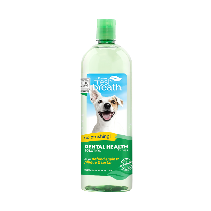 Tropiclean Fresh Breath Oral Care Water Additive For Dogs 1L