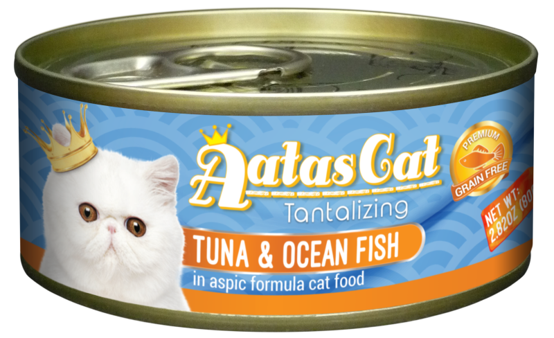Aatas Cat Tantalizing Tuna & Ocean Fish 80g